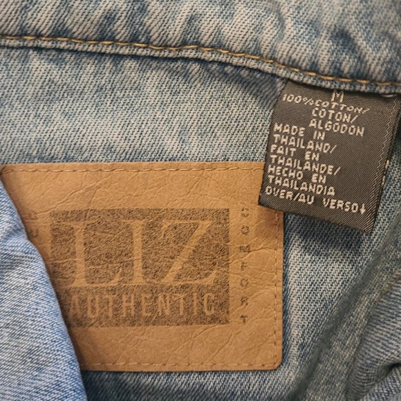 Liz Authentic trucker lace denim jacket Medium - Picture 3 of 7